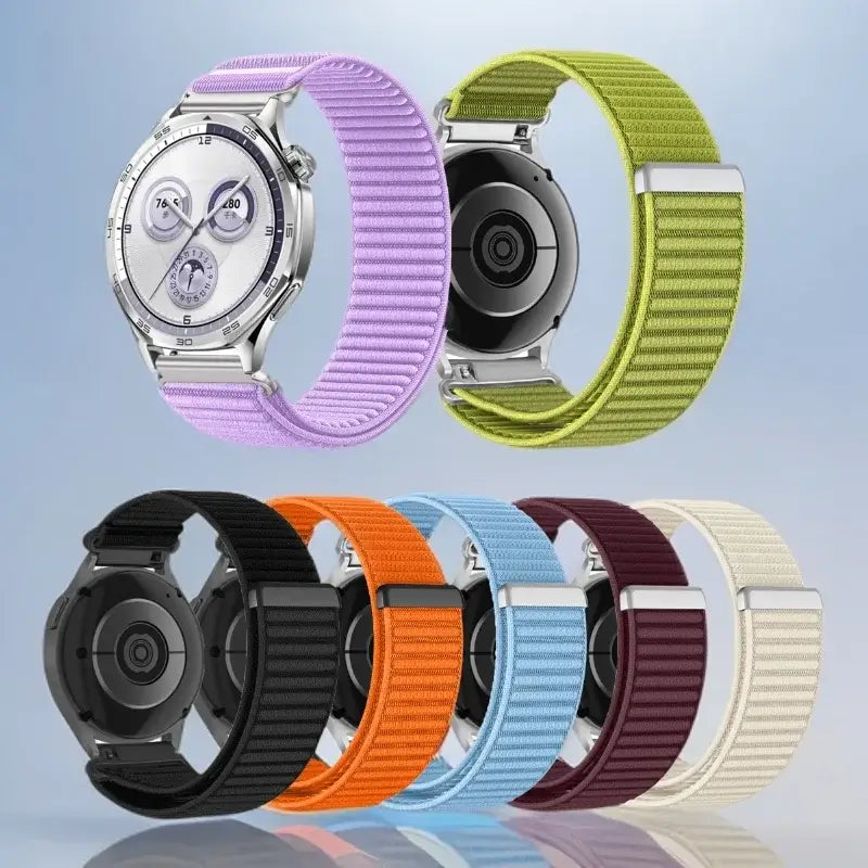 Amazfit Nylon Velcro Band for Smartwatch Replacement Strap BandsCo Straps