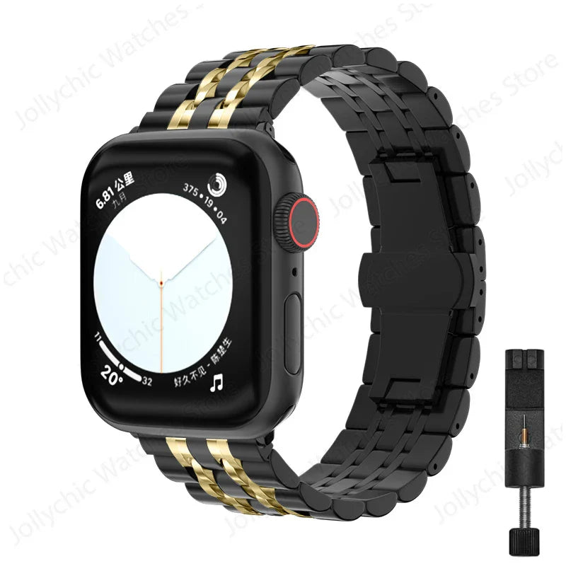 Apple Watch Stainless Steel Band - Elegant, Durable Design BandsCo Straps