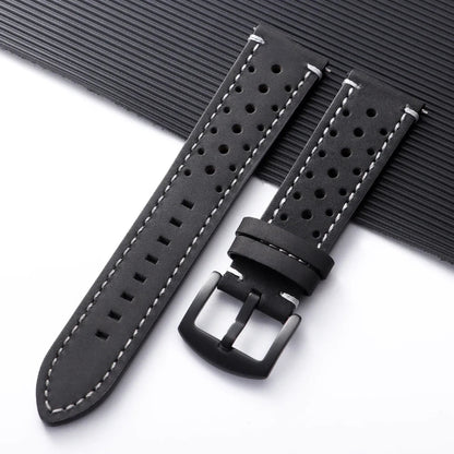 COROS PACE & APEX Perforated Leather Band, Stitching Options BandsCo Straps