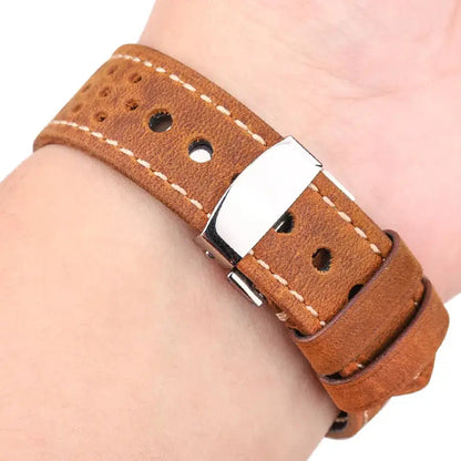 Suunto Leather Band - Breathable Comfortable Stylish Design BandsCo Straps