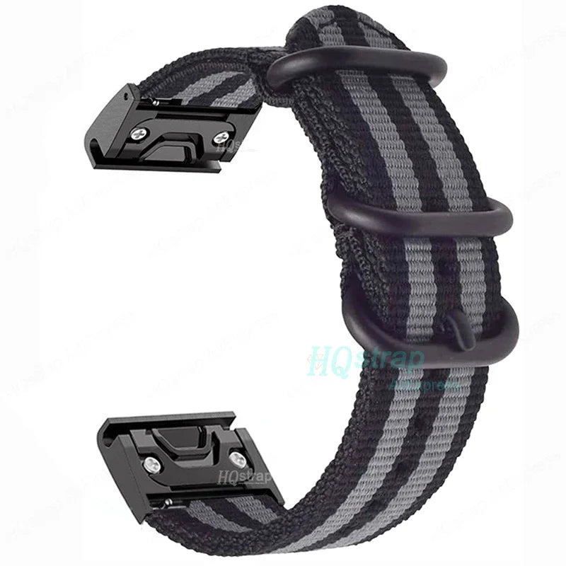 Garmin Canvas Nylon Strap - Durable, Lightweight, Versatile BandsCo Straps