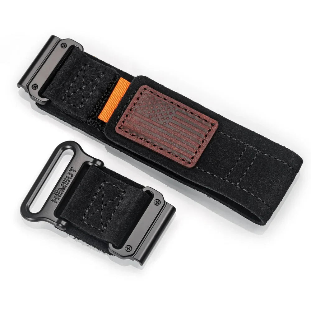 Leather Loop Velcro Garmin Straps - Quickfit BandsCo Straps