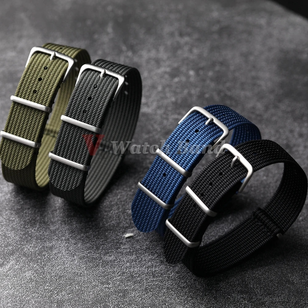 COROS Nylon Ribbed Watch Band for Smartwatch - Unisex Durable Fabric Wristband BandsCo Straps