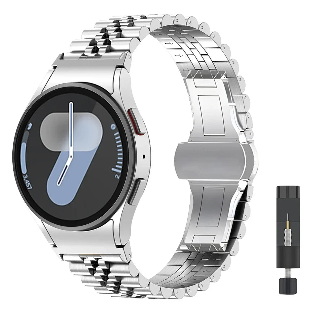 Samsung Galaxy Watch Steel Band – Link Bracelet 20mm/22mm BandsCo Straps
