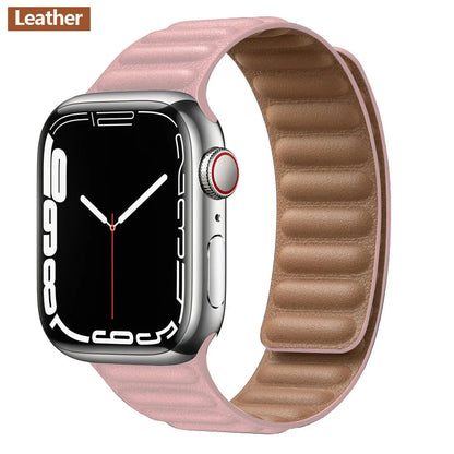 Apple Watch Leather Band - Premium Magnetic Loop Strap BandsCo Straps