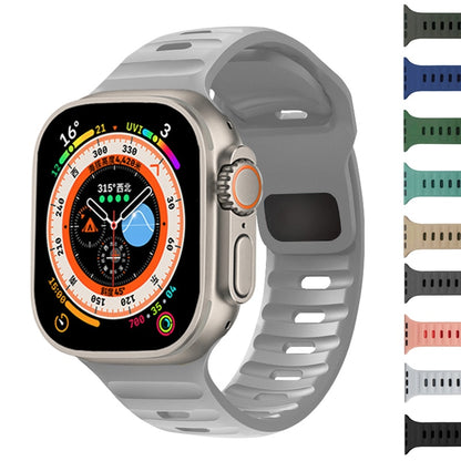 Sporty Silicone Strap For Apple Watch Band - Wristwatchstraps.co
