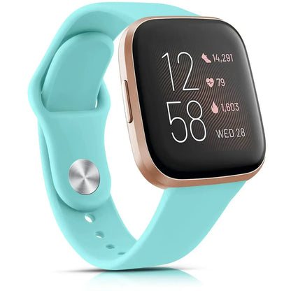 Fitbit Versa & Sense Silicone Strap - Soft Waterproof Design BandsCo Straps
