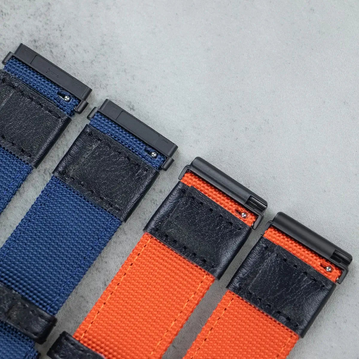 Fitbit Versa & Sense Nylon Leather Band - Versatile Style BandsCo Straps