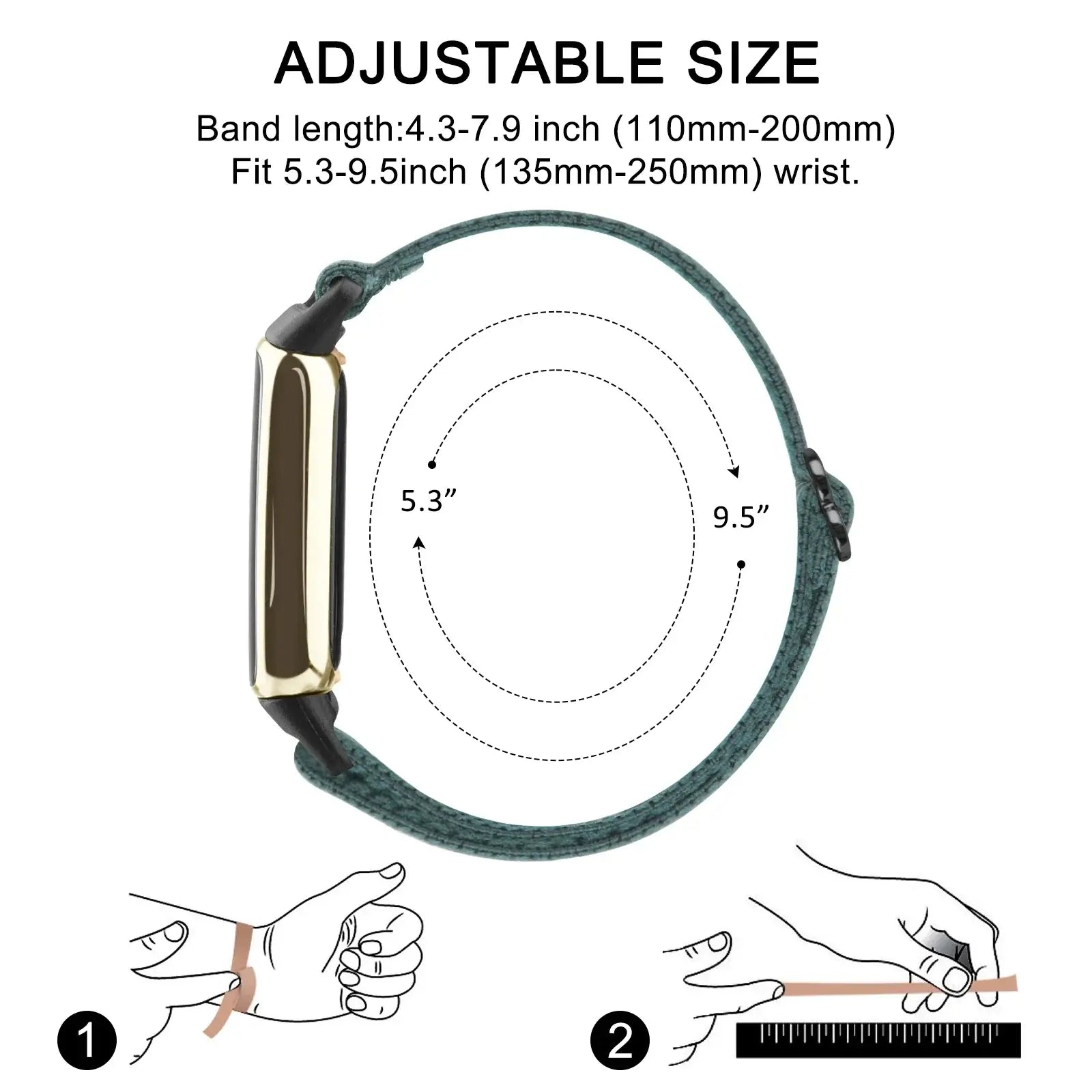 Fitbit Luxe Nylon Band - Durable, Soft, Breathable Design BandsCo Straps