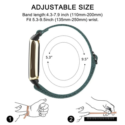 Fitbit Luxe Nylon Band - Durable, Soft, Breathable Design BandsCo Straps