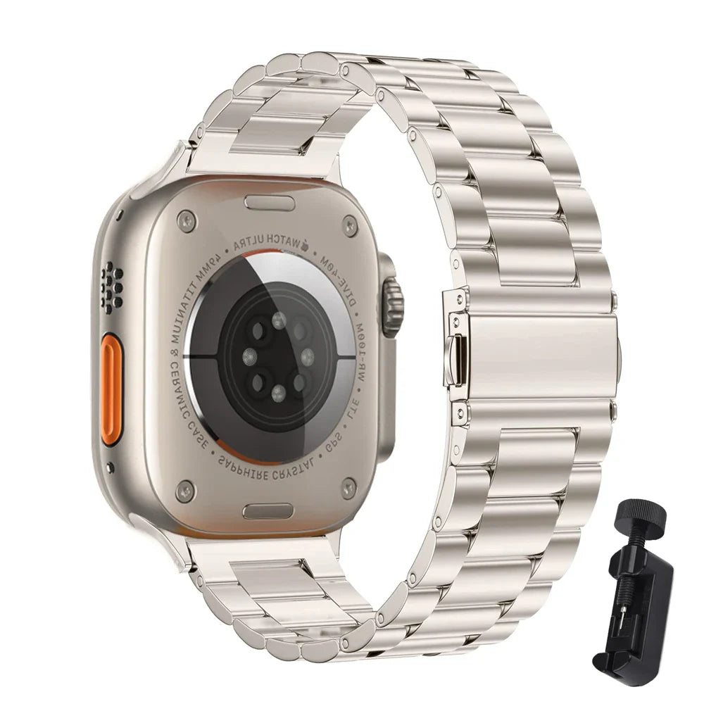 Apple Watch Stainless Steel Band - Premium Metal Bracelet BandsCo Straps