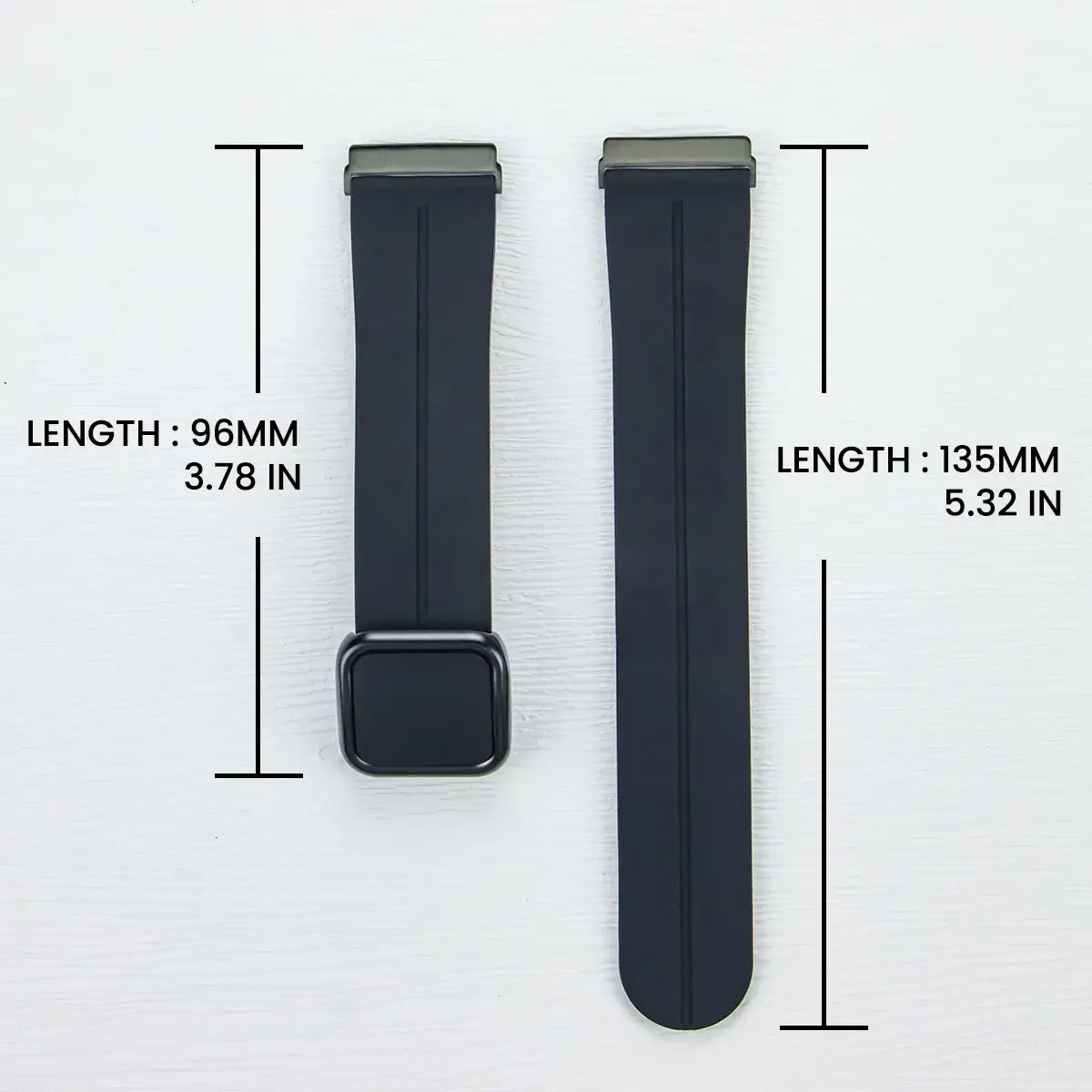 Fitbit Versa & Sense Silicone Band - Waterproof & Magnetic BandsCo Straps