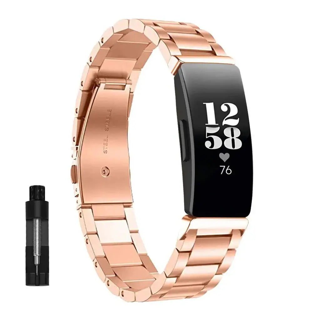 Fitbit Inspire 2, 1, HR Stainless Steel Strap - Elegant Metal Band BandsCo Straps