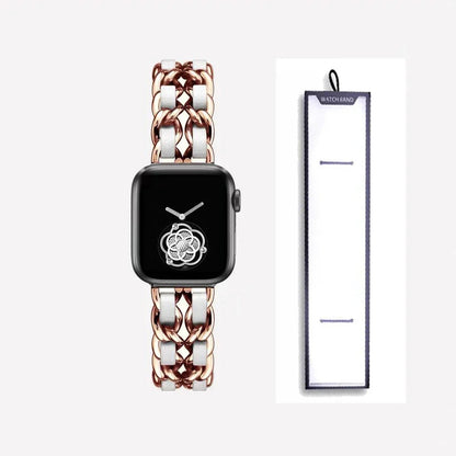 Apple Watch Stainless Steel Strap - Luxury Chain Design BandsCo Straps