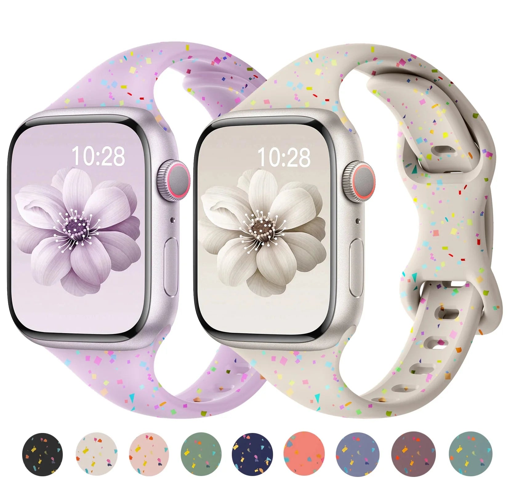 Apple Watch Silicone Band - Soft Flexible Design - Colorful BandsCo Straps