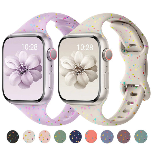 Apple Watch Silicone Band - Soft Flexible Design - Colorful BandsCo Straps