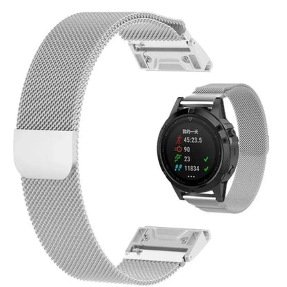Garmin Metal Milanese Band - Magnetic, Stylish, Comfortable BandsCo Straps