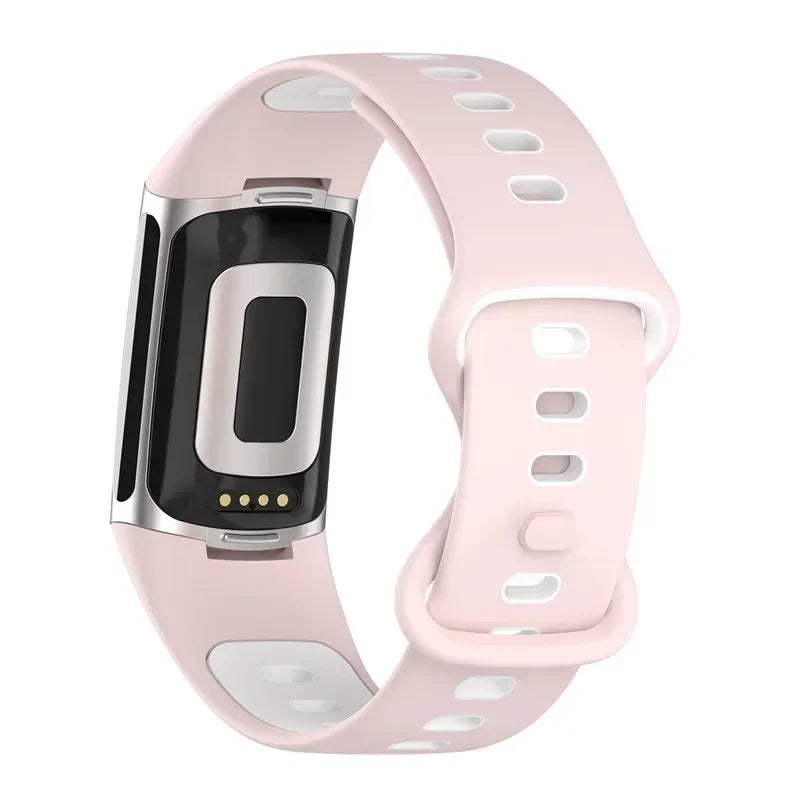 Fitbit Charge 5 6 Soft Silicone Strap - Sports Band BandsCo Straps
