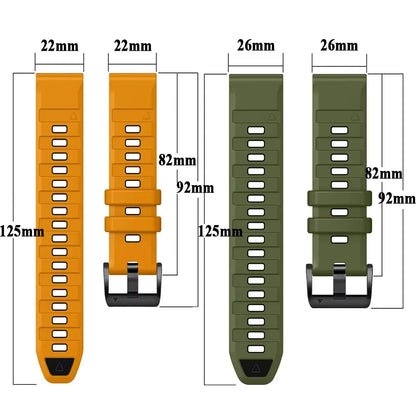 Garmin Silicone Strap - Soft Flexible Comfortable Band BandsCo Straps