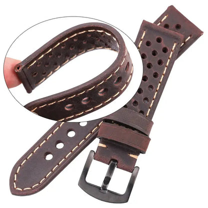 Suunto Leather Band - Breathable, Versatile, Stylish Design BandsCo Straps