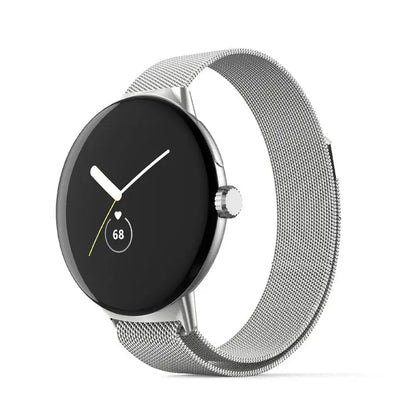 Google Pixel Watch Stainless Steel Band - Magnetic Clasp, Sleek BandsCo Straps