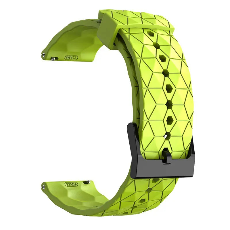 OnePlus Smartwatch Silicone Watch Band Football Pattern Quick Release Straps BandsCo Straps