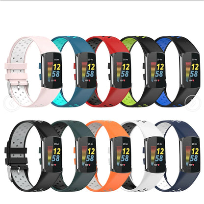 Fitbit Charge 5 6 Silicone Strap - Breathable Sport Band BandsCo Straps