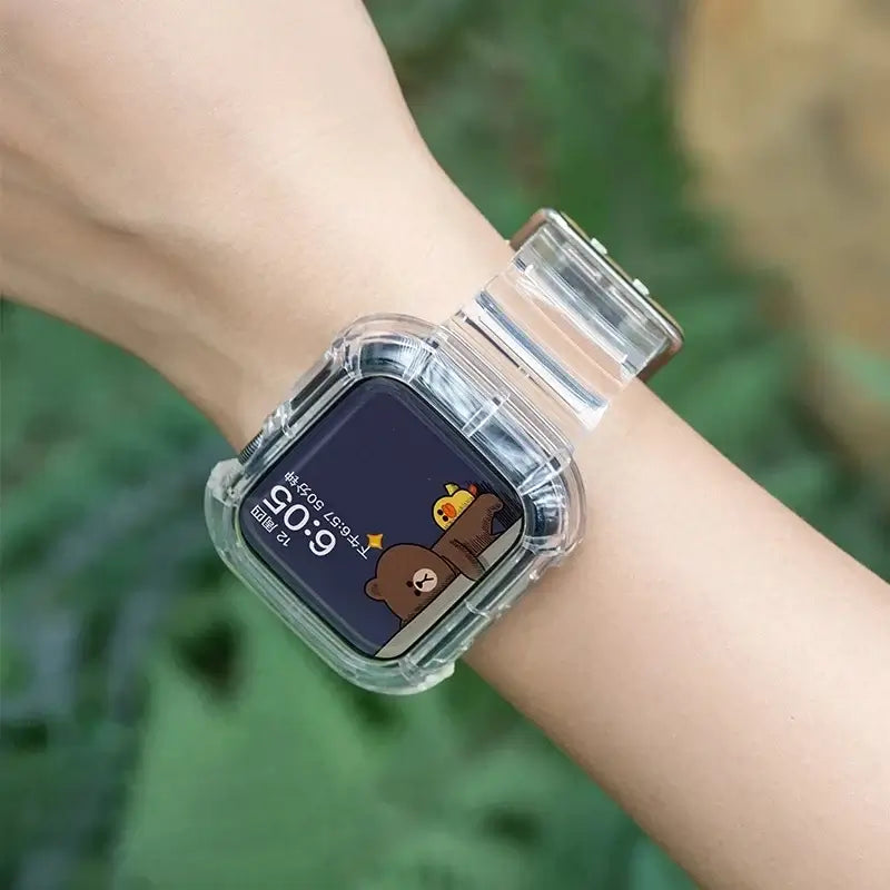 Apple Watch Clear Silicone Band - Durable Comfortable Strap BandsCo Straps