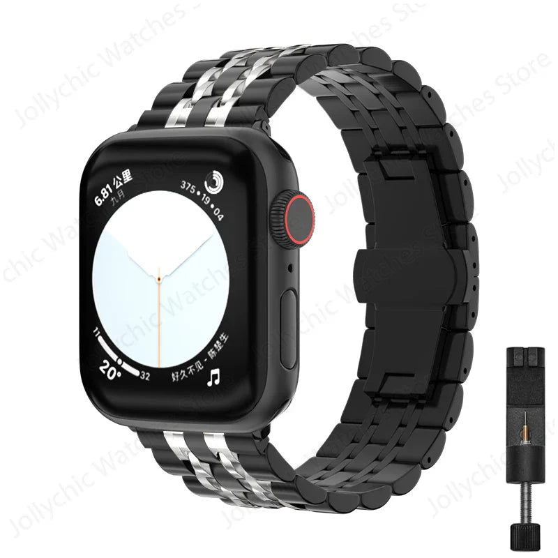 Apple Watch Stainless Steel Band - Elegant, Durable Design BandsCo Straps