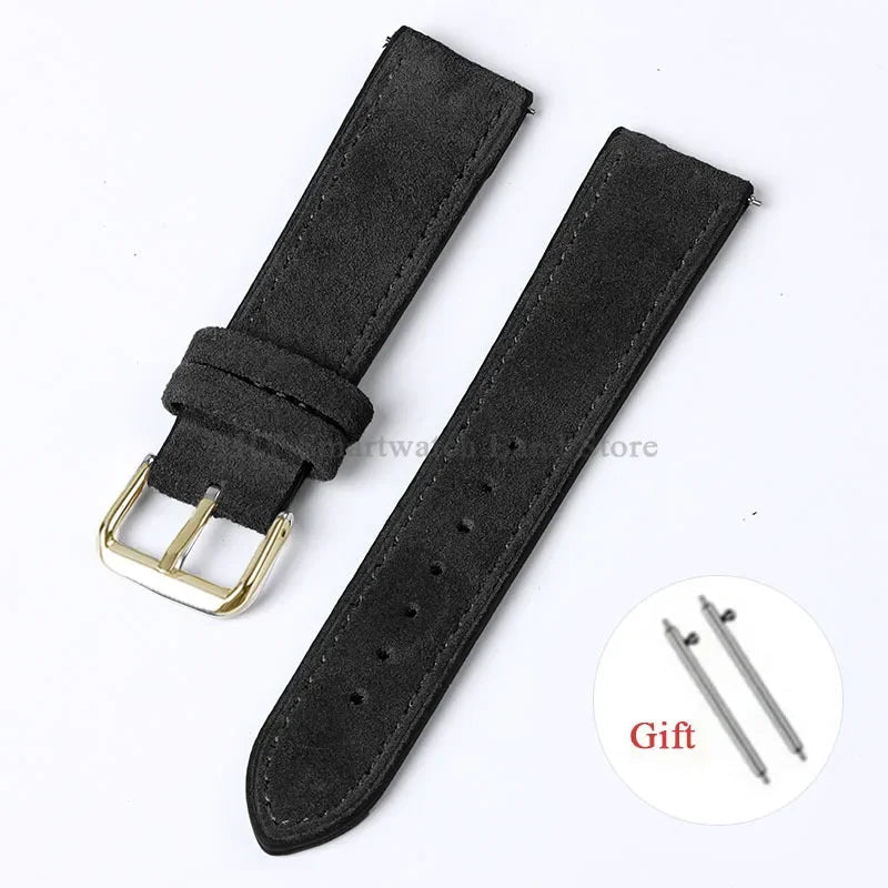 Polar Suede Leather Watch Strap For Polar Smartwatch - Handmade Quick Release BandsCo Straps