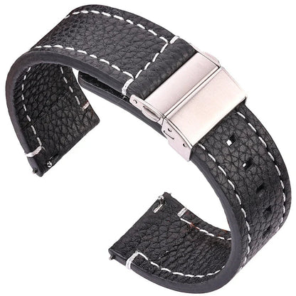 OnePlus Leather Watch Band, Pin Buckle Strap for Men Women, 20cm Wristband BandsCo Straps