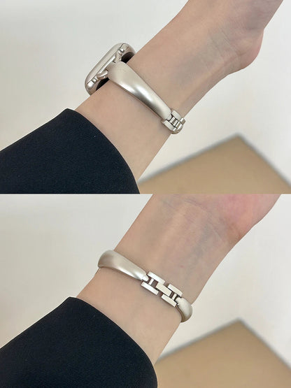 Polished Bangle Cuff Strap for Apple Watch Wristwatchstraps.co