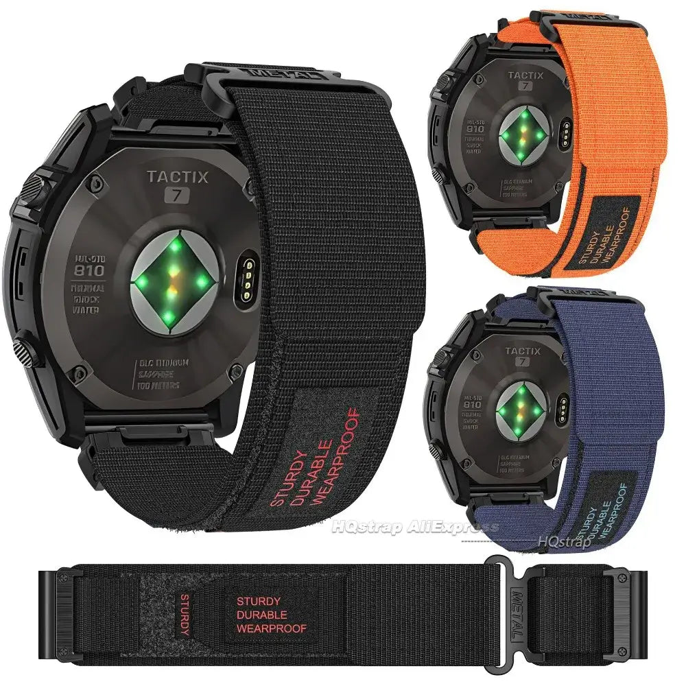 Garmin Durable Nylon QuickFit Strap - Sturdy and Versatile BandsCo Straps
