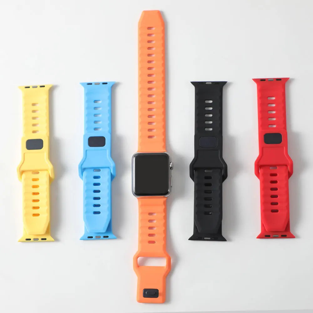 Apple Watch Silicone Strap - Waterproof, Sporty, Flexible BandsCo Straps