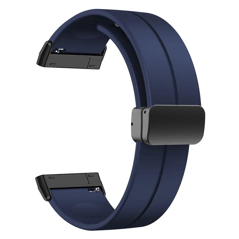 Fitbit Versa & Sense Silicone Strap With Magnetic Clasp BandsCo Straps