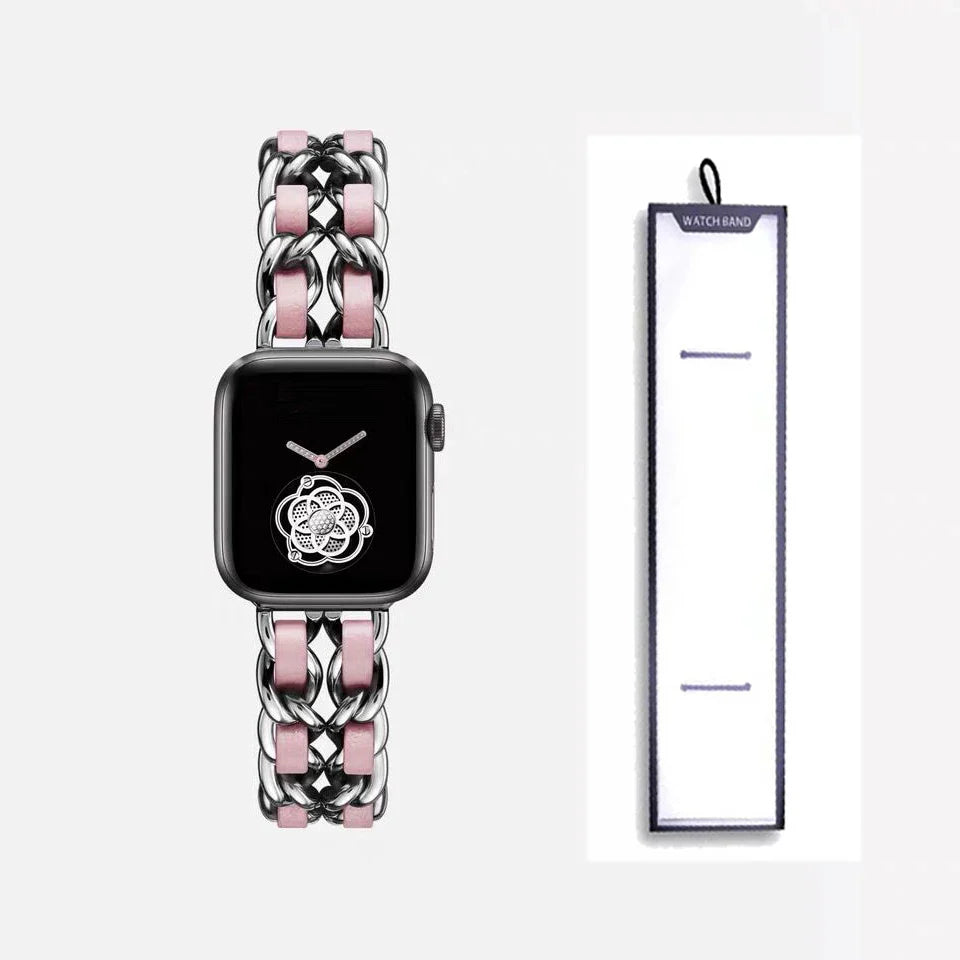 Apple Watch Stainless Steel Strap - Luxury Chain Design BandsCo Straps
