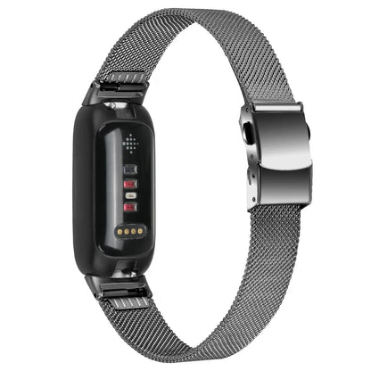 Fitbit Inspire 3 Thin Stainless Steel Band – Sleek Minimalist Metal Strap BandsCo Straps