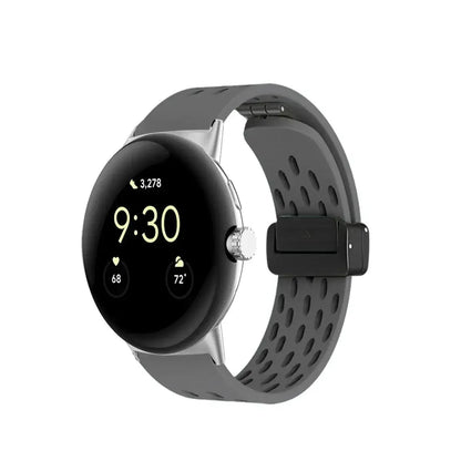 Google Pixel Silicone Band - Breathable With Magnetic Clasp BandsCo Straps