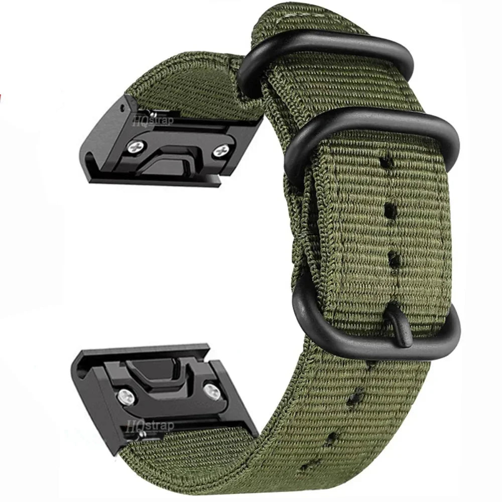 Garmin Canvas Nylon Strap - Durable, Lightweight, Versatile BandsCo Straps