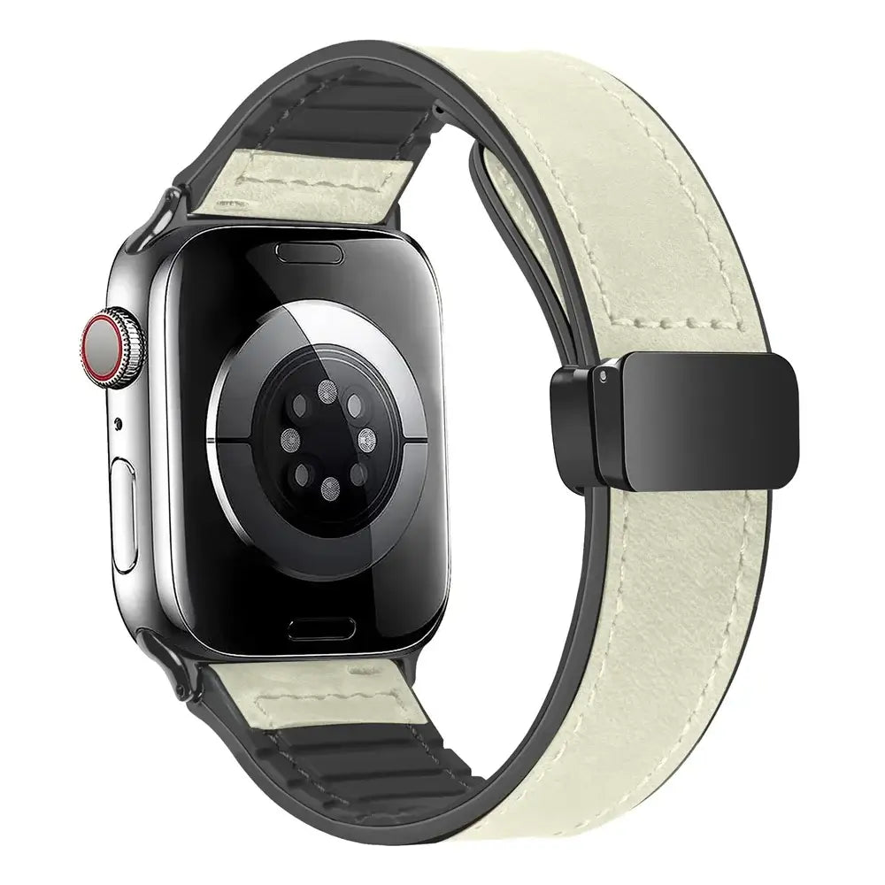 Apple Watch Genuine Leather Band - Stylish Magnetic Strap BandsCo Straps