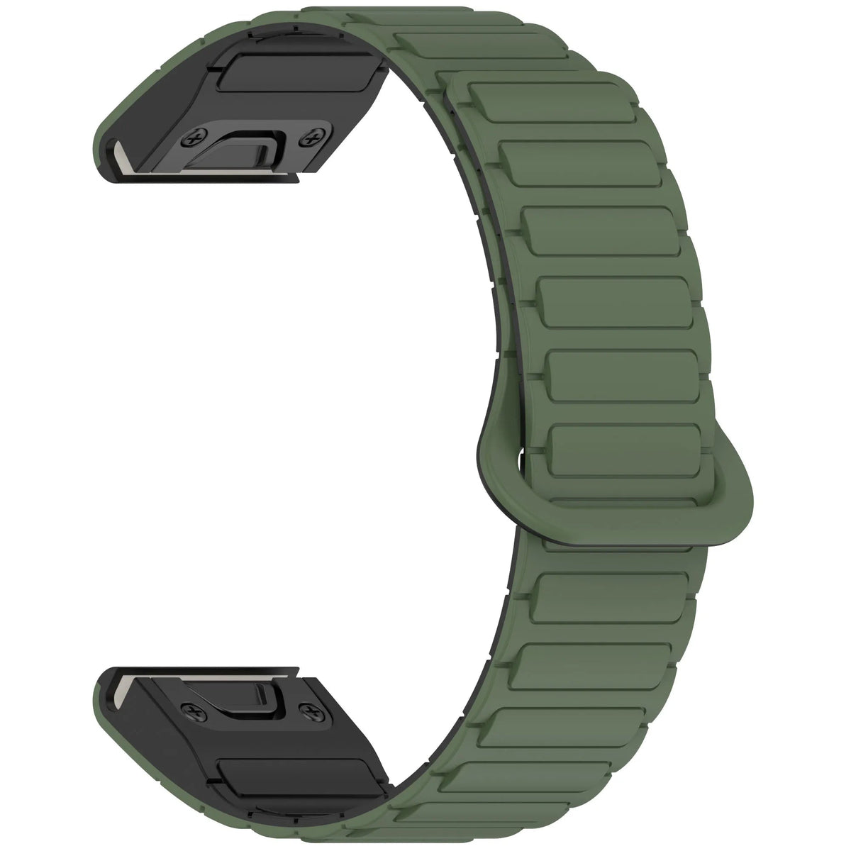 Garmin QuickFit Ribbed Magnetic Silicone Band BandsCo Straps