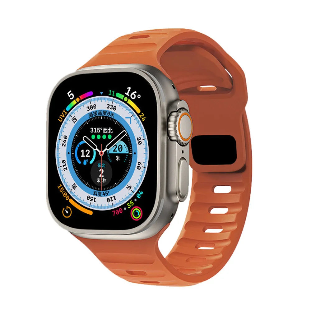 Apple Watch Silicone Strap - Waterproof, Sporty, Flexible BandsCo Straps