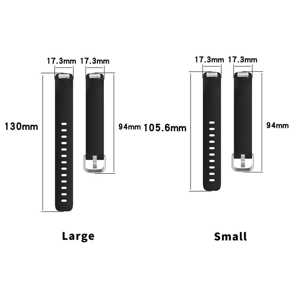 Fitbit Inspire 2, 1, HR Silicone Strap - Comfortable Design BandsCo Straps