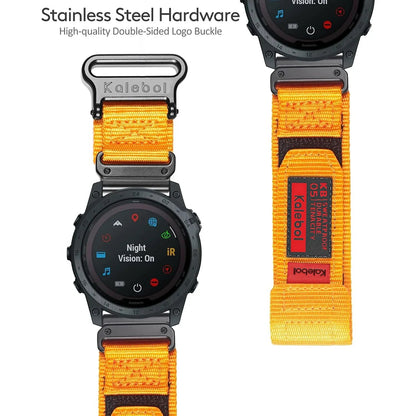 Durable Nylon Velcro Loop Garmin Bands - Quickfit BandsCo Straps