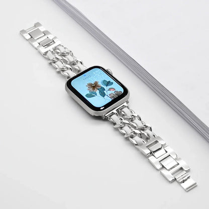 Apple Watch Stainless Steel Strap - Luxury Chain Design BandsCo Straps