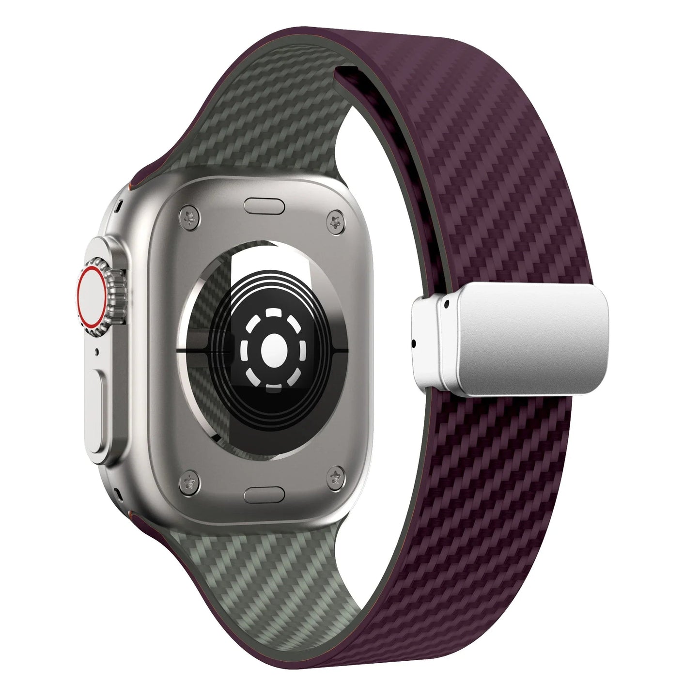 Apple Watch Silicone Strap - Magnetic Buckle, Durable Design BandsCo Straps