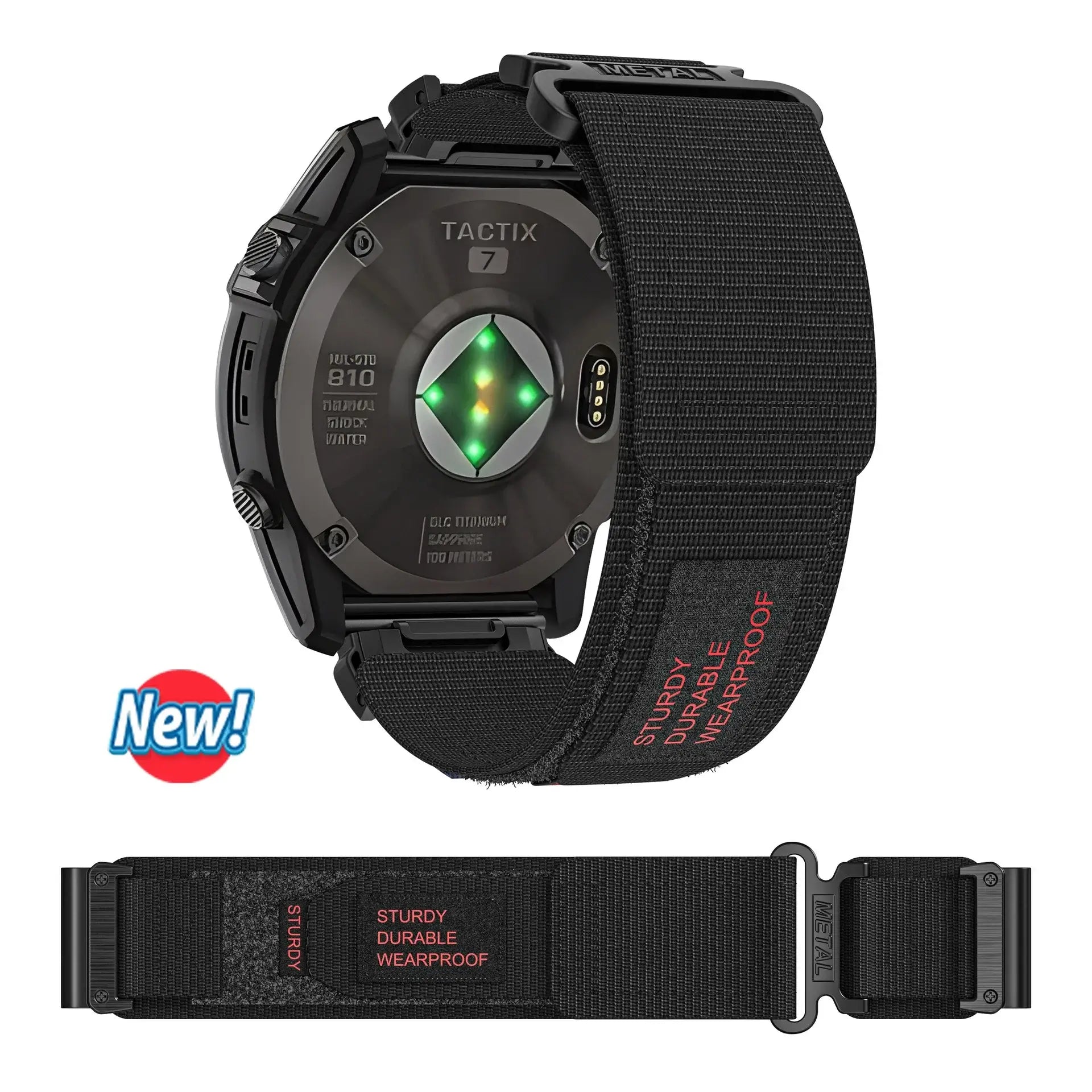 Garmin Durable Nylon QuickFit Strap - Sturdy and Versatile BandsCo Straps