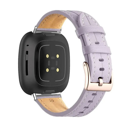 Fitbit Versa & Sense Leather Band - Premium Comfort BandsCo Straps