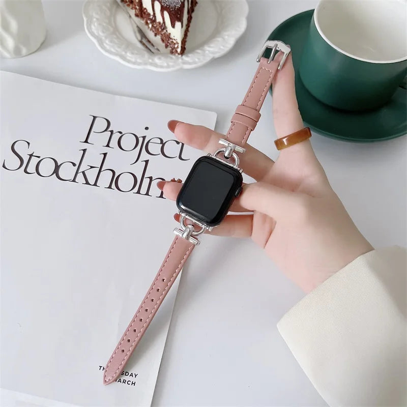 Apple Watch Genuine Leather Strap - Classic Durable Design BandsCo Straps