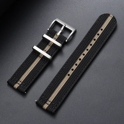 OnePlus Smartwatch Bands Ribbed Nylon Woven Canvas Fabric Quick Release Watch Straps BandsCo Straps